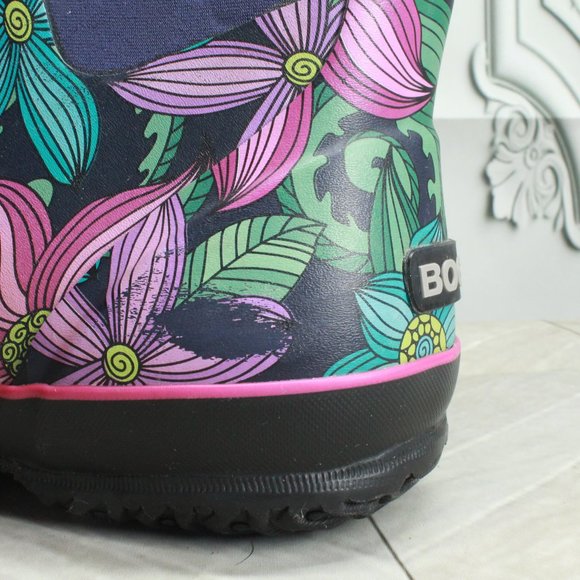 BOGS Classic Hi Linai Floral Rubber Mud Rain Boots Size US 8 - Picture 12 of 12